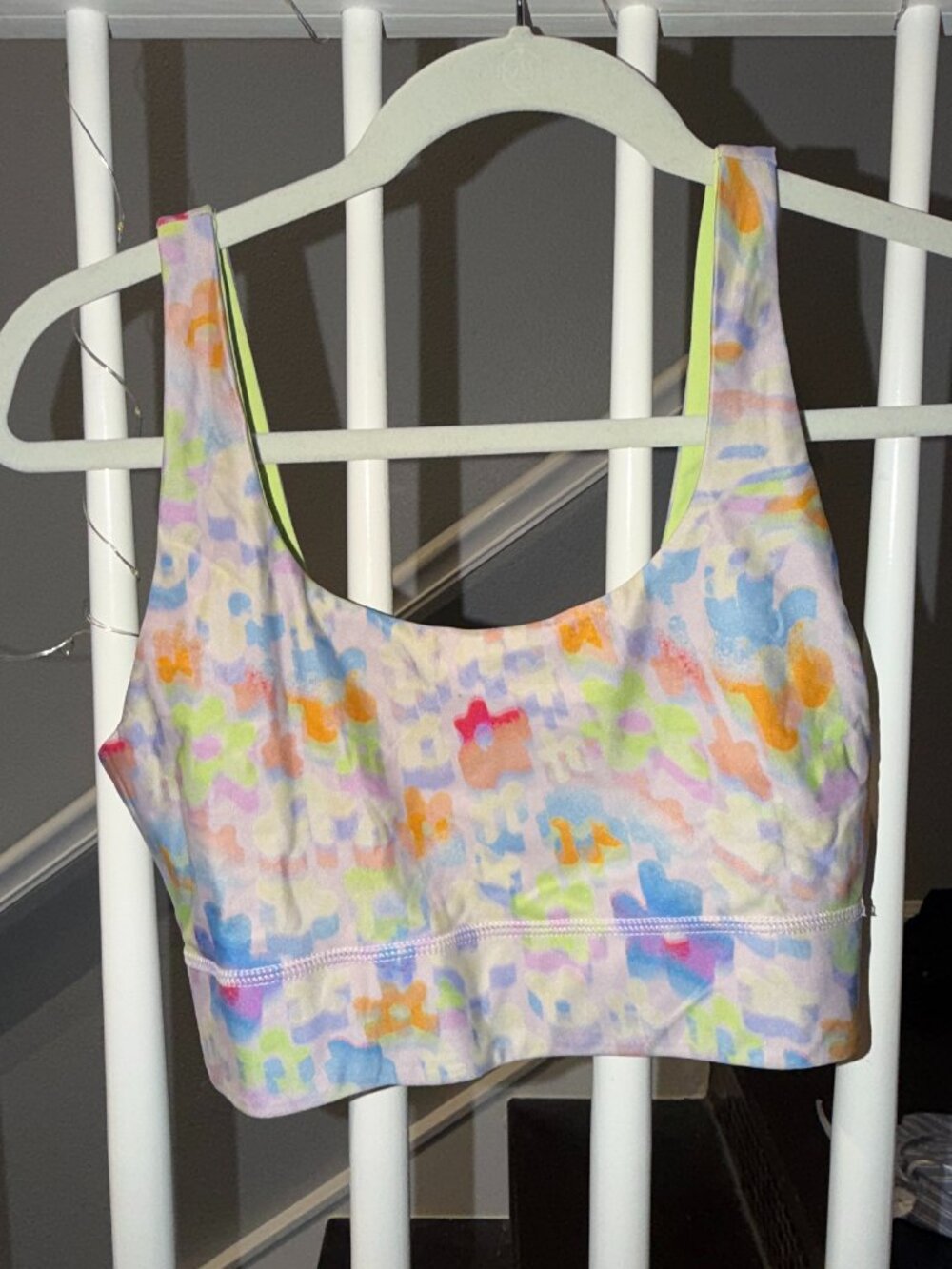 Fabletics Reversible Print Sports Bra - S